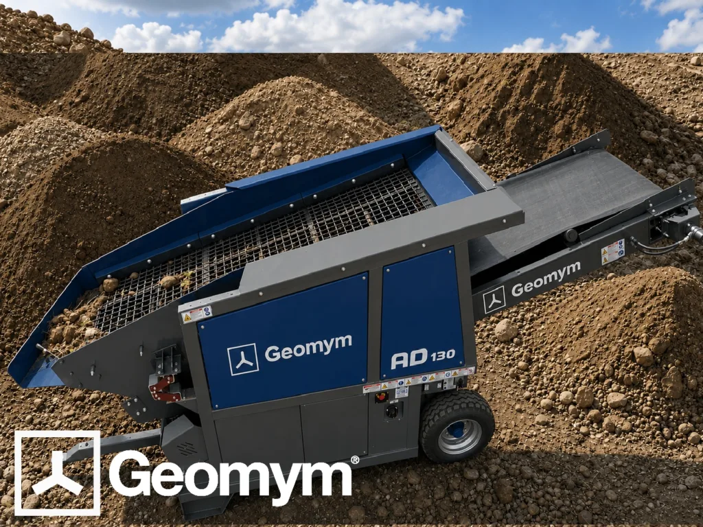 Criba para RCDs y tierras Geomym